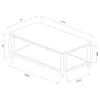 CoasterEssence 701079 Dixon - Wood Entryway Console Table With Shelf - Cappuccino
