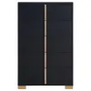 Coaster Fine Furniture 222835 Marceline - 5-Drawer Bedroom Chest - Black