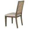 Coaster Fine Furniture 108312 Matisse - Woven Rattan Back Dining Side Chair Brown (Set of 2) - Dark Brown