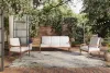 New Classic 60-841-3P Savannah - 3 Piece Set (Sofa & 2 Chairs) - White Linen