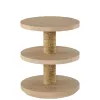 Riverside Furniture 30712 Rosalie - Woven Round Chairside Table - Light Brown