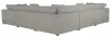 Jackson Furniture Industries 4445/31/59-26 Jackson Furniture Industries 4445/31/59-26 Posh - 5 Piece Modular Sectional With 2 Armless, 3 Corners - Dove