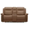 Liberty Furniture 7030TO-23P Liberty Furniture 7030TO-23P Cora - Loveseat With Console P3 & ZG - Aline Toast