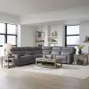 Liberty Furniture 7007BG-UPH-6PCSEC Cooper - 6 Piece Sectional - Blue Gray
