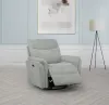 Coaster Fine Furniture 610423P Adler - Upholstered Power Swivel Glider Recliner - Ivory