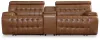 Ashley Furniture U92708S2 Ashley Furniture U92708S2 Temmpton - 3-Piece Power Reclining Sectional Loveseat With Console - Chocolate