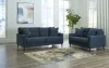 Ashley Furniture 26106/38/35 Ashley Furniture 26106/38/35 Bixler - 2 Pc. - Sofa, Loveseat - Navy