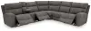 Ashley Furniture 61003S7 Ashley Furniture 61003S7 Next-Gen Durapella - 6-Piece Power Reclining Sectional - Slate