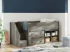 Ashley Furniture B4480B16 Ashley Furniture B4480B16 Frandern - Twin Loft Bed With Bookcase And Drawer Storage - Gray