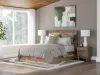 Ashley Furniture PCB3367B4 Ashley Furniture PCB3367B4 Chirason - Queen Panel Bed With Storage - Brown