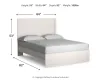 Ashley Furniture B2588B2 Ashley Furniture B2588B2 Stelsie - Queen Panel Bed - White