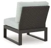 Ashley Furniture P490P7 Ashley Furniture P490P7 Beachloft - 4-Piece Outdoor Sectional - Black / Gray