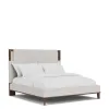Riverside Furniture 43480-43481-43472 Riverside Furniture 43480-43481-43472 Delia - King Upholstered Bed - Nouveau Walnut / Beige