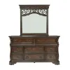 Liberty Furniture 575-BR51 Arbor Place - Landscape Mirror - Dark Brown
