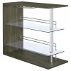CoasterEssence 100156 Prescott - Rectangular Home Bar Table - Weathered Gray