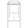 CoasterEssence 104873 Tolbert - Rectangular Glass Top Pub Bar Table - Chrome