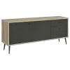 Coaster Fine Furniture 950352 Maeve - 2 Door Engineered Wood Cabinet - Antique Pine And Gray