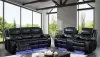 Furniture of America CM6567-SF Sirius - Power Sofa - Black