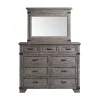 Intercon FG-BR-N4909-STE-C Forge - Tall Dresser - Brushed Steel