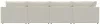 Jackson Furniture Industries 2235/36/31/59/76/12-16 Jackson Furniture Industries 2235/36/31/59/76/12-16 Ritzy - 6 Piece Modular Sectional (RSF Chaise) And 1 Included Cocktail Ottoman - Bone