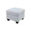Intercon SY-OT-ASH34-SGC-C Ashbury - Ottoman - Soft Gray