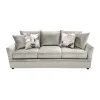 New Classic U1270-30-LGR New Classic U1270-30-LGR Sylvie - Sofa With 4 Accent Pillows - Lush Silver Gray