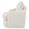 Coaster Fine Furniture 902541 Sarco - Corduroy Upholstered Swivel Accent Arm Chair - Ivory