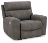 Ashley Furniture 6100313 Next-Gen Durapella - Power Recliner With Adjustable Headrest - Slate