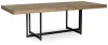 Ashley Furniture D622-35 Tomtyn - Rectangular Dining Room Extension Table - Light Brown