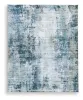 Ashley Furniture R407481 Arlenmont - 8' x 10' Rug - Blue / White / Brown