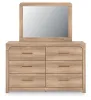 Ashley Furniture PCB1360B1 Ashley Furniture PCB1360B1 Kinlanni - Dresser And Mirror - Tan