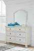Ashley Furniture B742B10 Robbinsdale - Dresser, Mirror - Youth - Antique White
