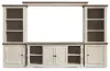 Ashley Furniture W814W1 Havalance - 4 Pc. - Entertainment Center - 67