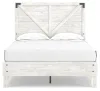 Ashley Furniture EB4121B2 Shawburn - Full Panel Platform Bed - Whitewash