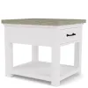Riverside Furniture 37209 Cora - End Table - Cloud / Fog