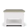 Riverside Furniture 37203 Riverside Furniture 37203 Cora - Small Cocktail Table - Cloud / Fog