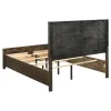 CoasterEveryday 222631Q Woodmont - Wood Queen Storage Panel Bed - Rustic Golden Brown
