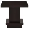 CoasterEveryday 705167 Reston - Square Engineered Wood Side End Table - Cappuccino