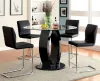 Furniture of America CM3825BK-PC-2PK Lodia - Counter Height Chair (Set of 2) - Black