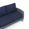 New Classic G801C-30S Fiji - 2 Piece Outdoor Set (Sofa & Slat Top Coffee Table Set) - Blue