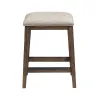Intercon KI-BS-65C-BMW-K24 Kauai - Backless Stool - Brushed Mango Wood