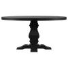 Coaster Fine Furniture 115530 Florence - Round Pedestal Base Dining Table - Black