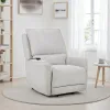 Coaster Fine Furniture 610524PP Sylmar - Chenille Upholstered Dual Power Lift Recliner - Dove Gray
