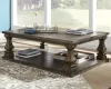 Ashley Furniture T776-1 Johnelle - Rectangular Cocktail Table - Gray