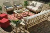 Ashley Furniture P801/838/835/820(2) Ashley Furniture P801/838/835/820(2) Clare View - 4 Pc. - Lounge Set - Beige