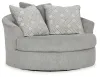 Ashley Furniture 5290621 Casselbury - Oversized Swivel Accent Chair - Cement