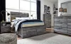Ashley Furniture B221/31/35/46/50/84S/87/89/B100-12 Baystorm - Full Panel Bed With 4 Storage Drawers - 8 Pc. - Dresser, Mirror, Chest, Full Bed - Gray