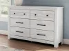 Ashley Furniture PCB1171-31 Makidern - Six Drawer Dresser - Whitewash