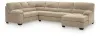 Ashley Furniture 24203S2 Ashley Furniture 24203S2 SimpleJoy - 3-Piece Sectional With RAF Corner Chaise - Sand