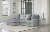 Jackson Furniture Industries 2477/75/42-28 Jackson Furniture Industries 2477/75/42-28 Glacier - 2 Piece Sofa Chaise (RSF Loveseat / LSF Chaise) - Shark